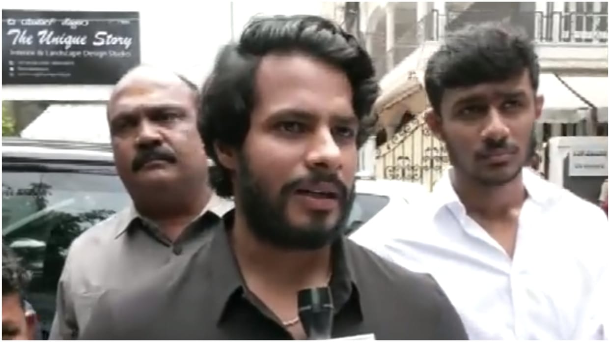 Nikhil Kumaraswamy, son of former Karnataka CM met senior BJP leader BS Yediyurappa in Bengaluru