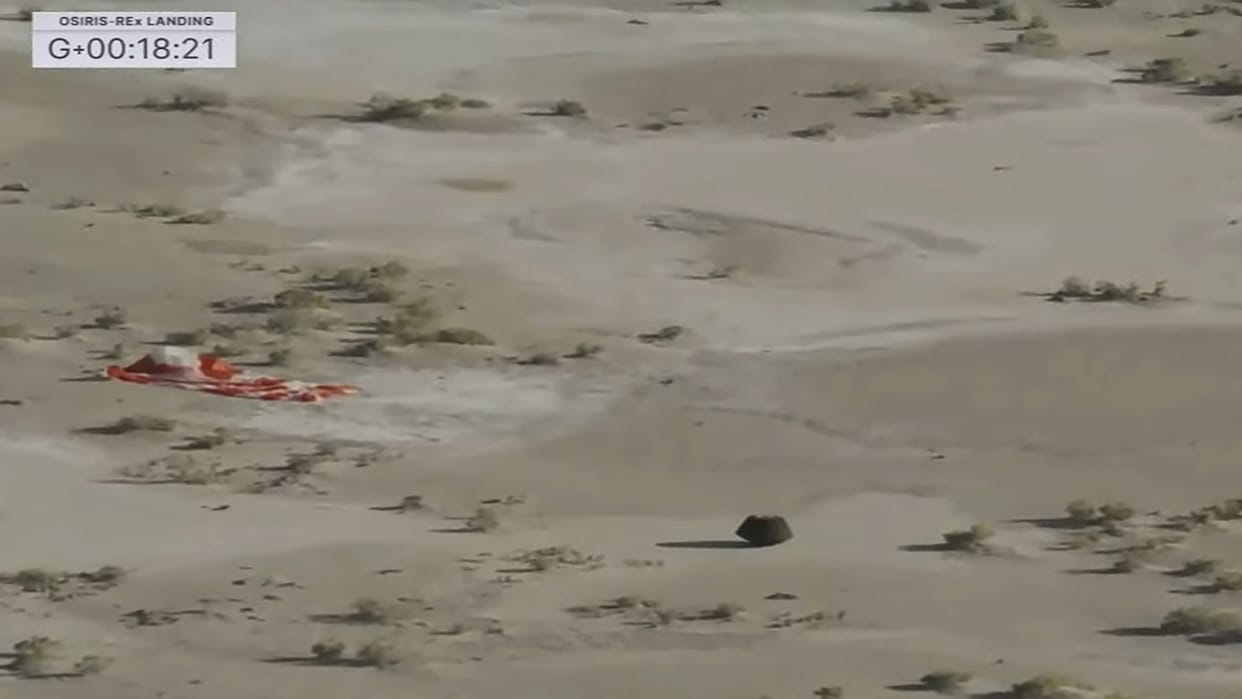 USA: NASA's capsule with asteroid samples returns to Earth
