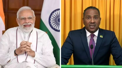 पीएम मोदी और डोमिनिका के विदेश मंत्री