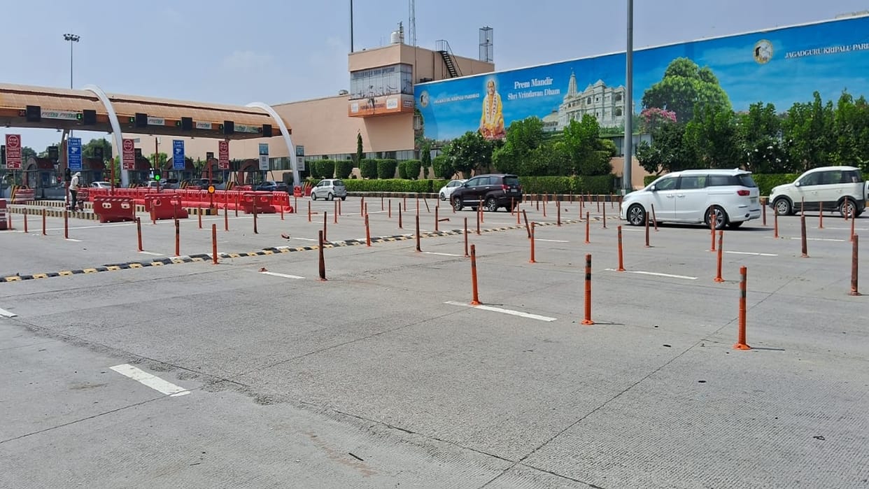 Despite pressure of 45 thousand vehicles police did not jam road in Noida
