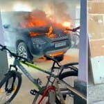 Tata Safari SUV Fire
