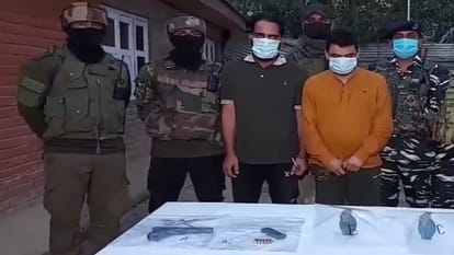 Five terrorists arrested from Kulgam, weapons recovered