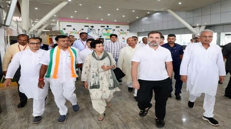 विधानसभा चुनाव 2023: तीसरी बार छत्तीसगढ़ दौरे पर पहुंचे राहुल गांधी, आवास न्याय सम्मेलन में होंगे शामिल