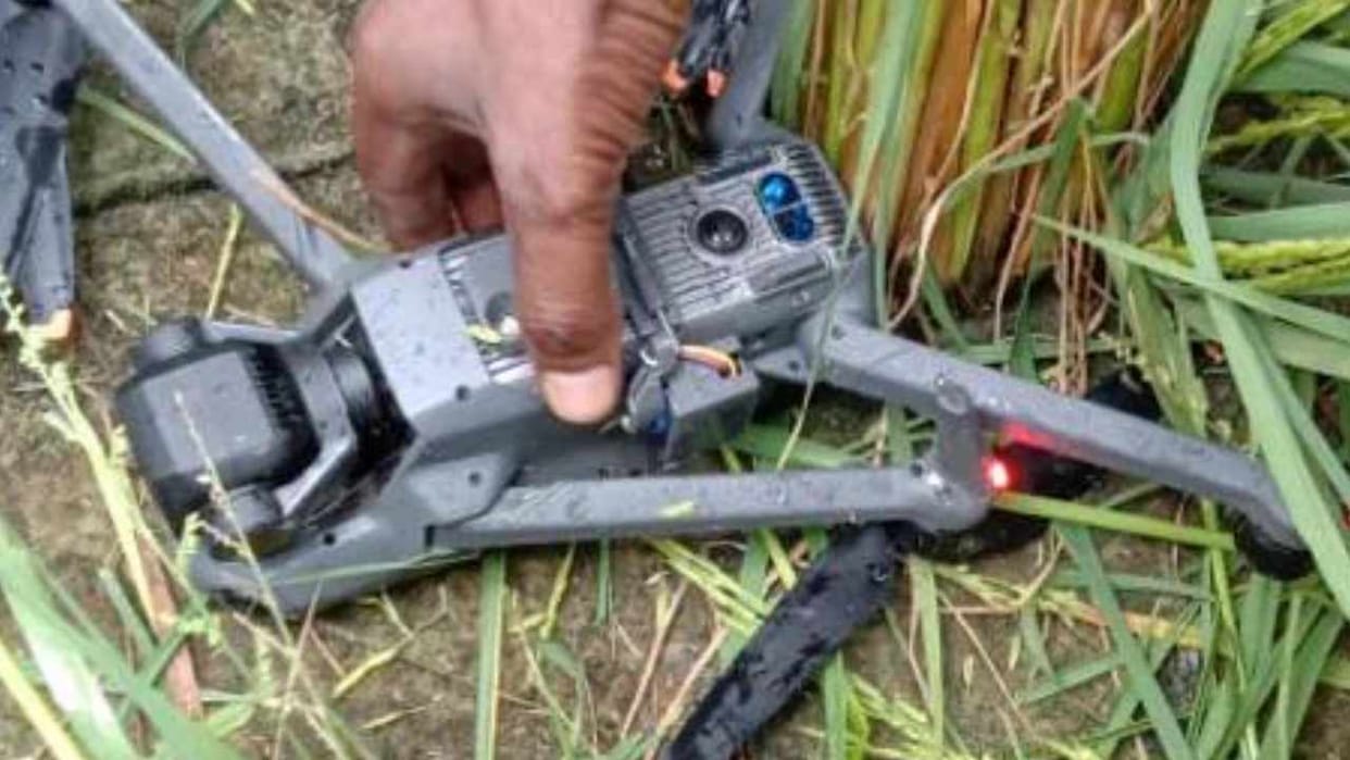 Pakistani drone recovered with the joint efforts of BSF and Punjab Police