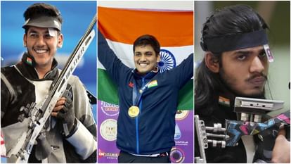 Asian Games 2023: शूटिंग में मिला देश को पहला स्वर्ण, भारतीय तिकड़ी ने विश्व रिकॉर्ड तोड़ रचा इतिहास India wins first Asian Games 2023 gold medal with World Record score in men’s 10m air rifle team event