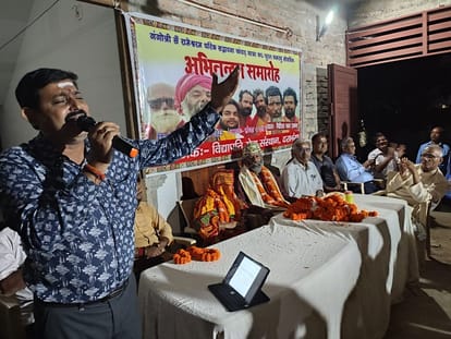 Bihar : The litterateur reached Darbhanga after traveling on foot for 106 days, walked 3300 kilometers.