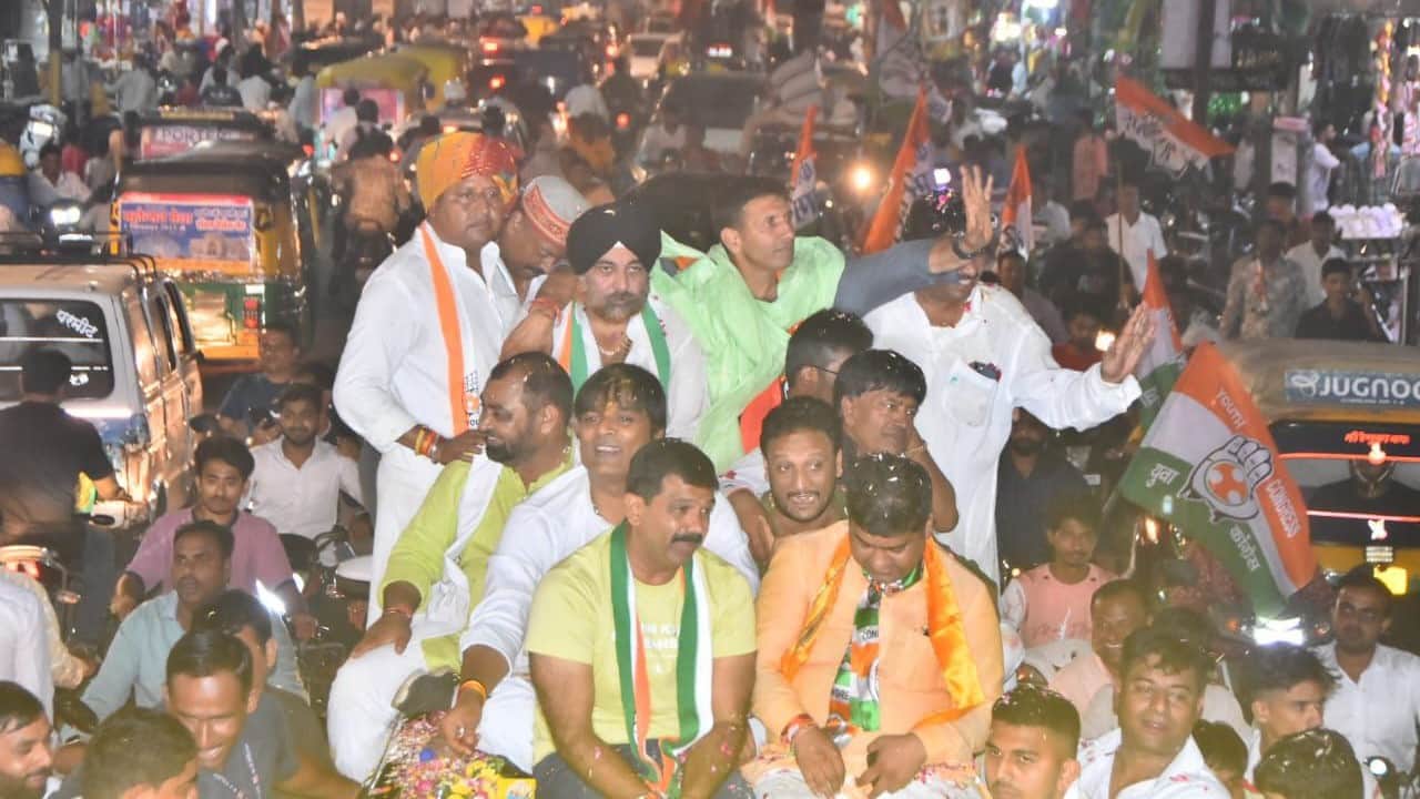 congress jan aakrosh yatra jitu patwari bjp MP election 2023