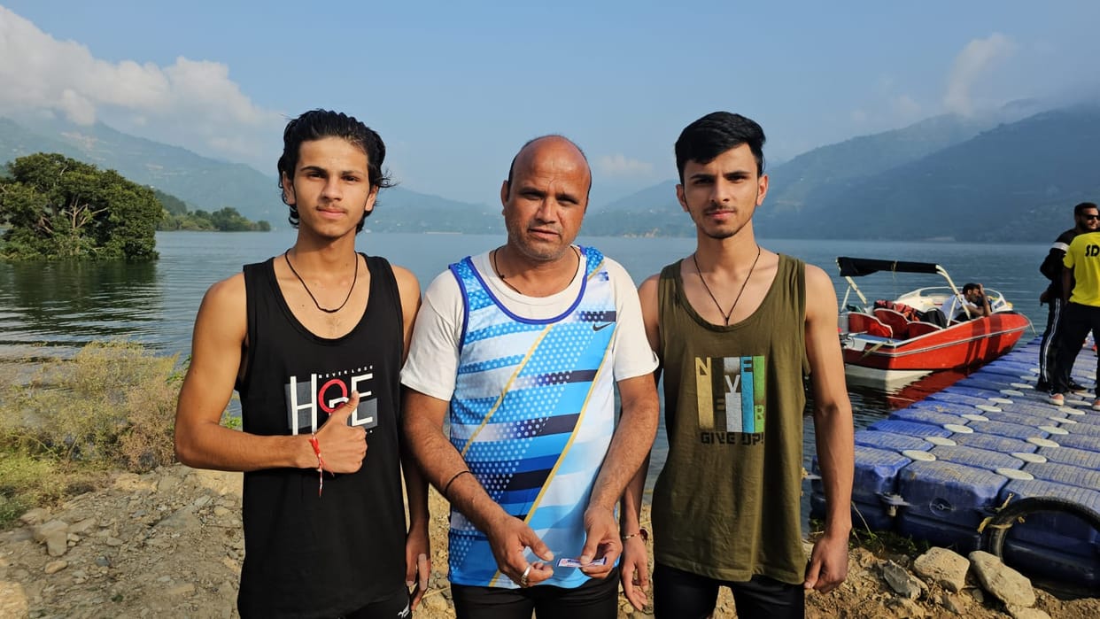 Amazing feat of father son duo swam 15 km without life saving jacket in Tehri lake