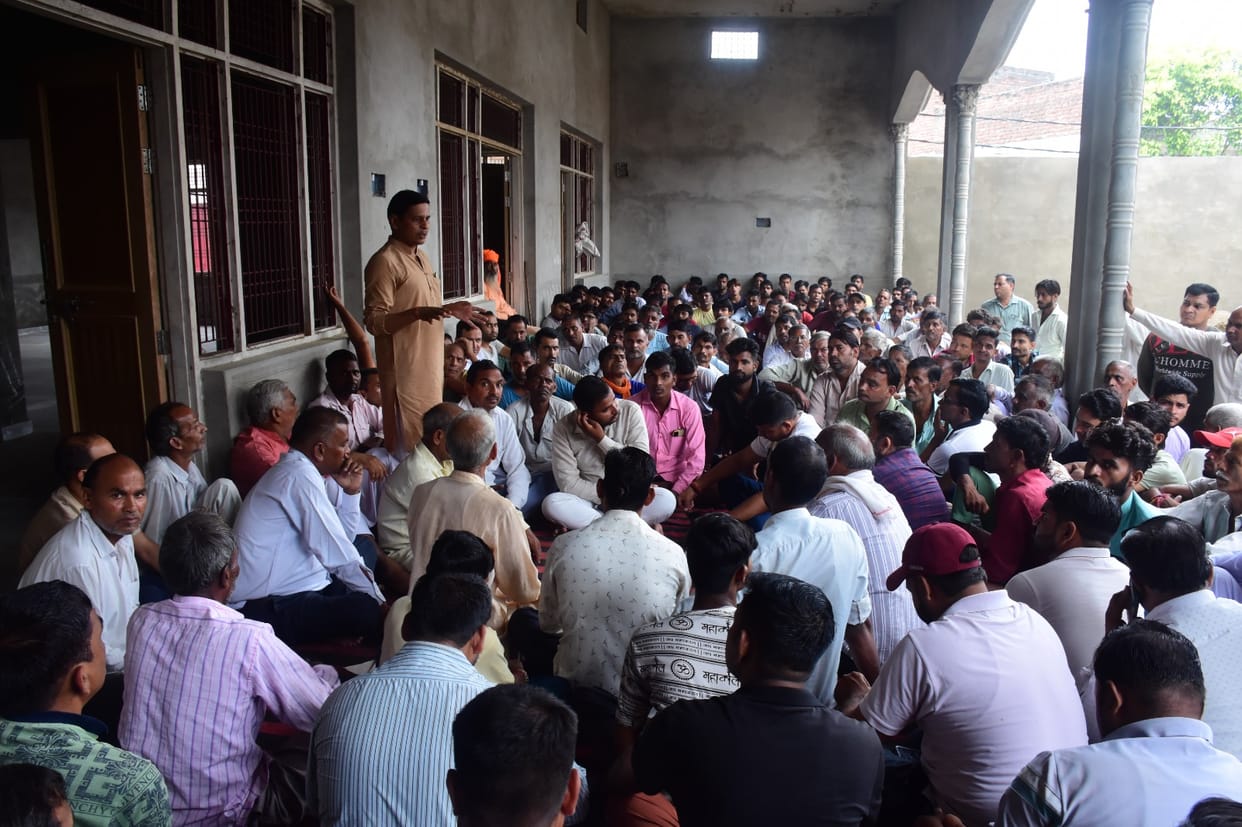Attempt to spoil the atmosphere: Anti-social elements vandalized a religious place, anger among villagers