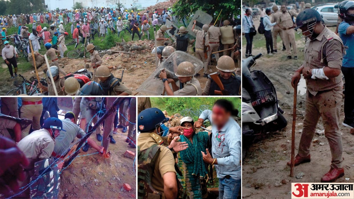 Agra Dayalbagh Violence Stone Pelting Complaint waiting for officers orders no case register attack on police
