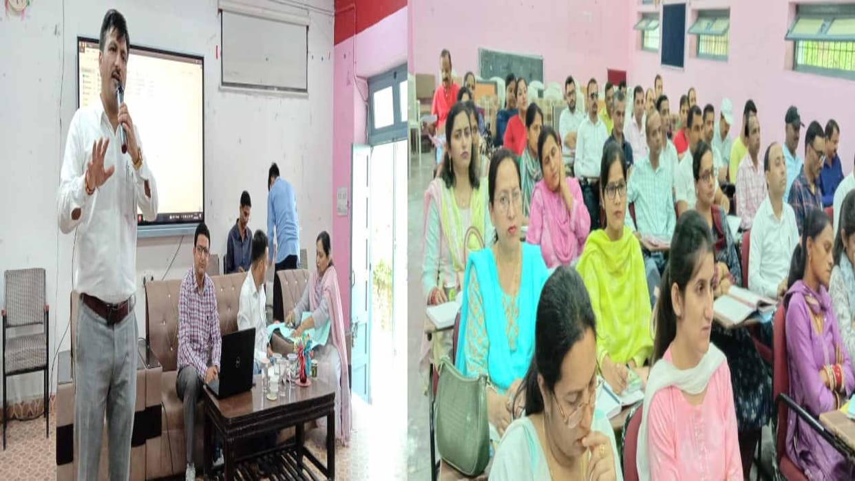 Higher secondary teachers shared knowledge to eliminate the fear of English among children.