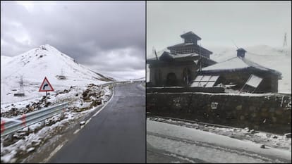 Kashmr First snowfall: Gulmarg and mughal road record seasons first snowfall