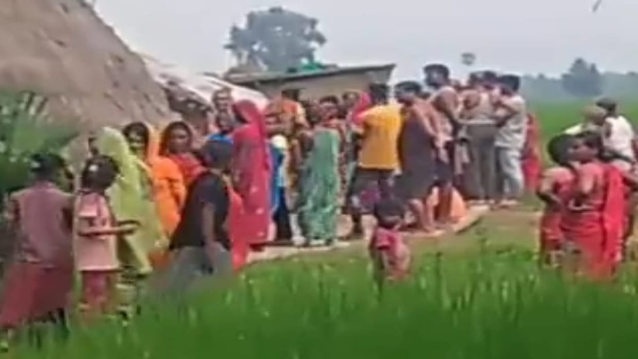 Two girls who had gone to bring Kush grass for Karma Puja died due to drowning in Ahar in Gaya