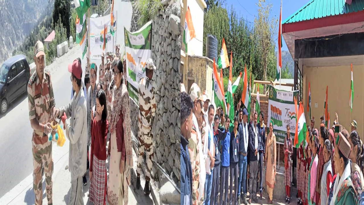 Grand organization of Meri Mati Mera Desh Amrit Kalash Yatra, soil collected from every house
