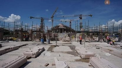 Ram Mandir Ayodhya : राम मंदिर के गर्भगृह का कार्य अंतिम दौर में, ट्रस्ट ने जारी की निर्माण की नई तस्वीरें Ayodhya Ram Mandir Construction Status: New Photos Of Ram Temple Construction In Ayodhya