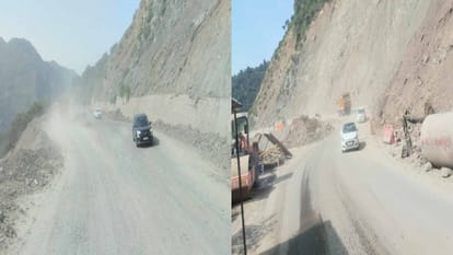 Highway becomes normal in Chakkimod after two months, two way traffic started