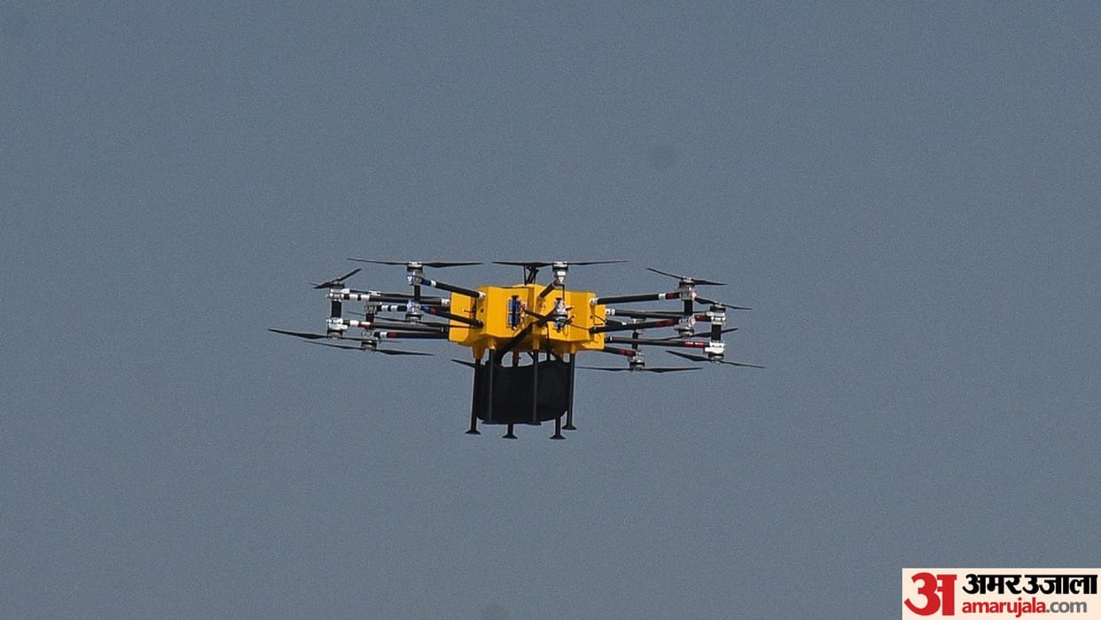 Survey with a drone near Greater Noida.