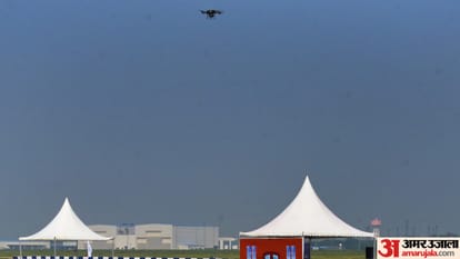 Joint two-day drone show of Indian Air Force and Drone Federation of India in Ghaziabad