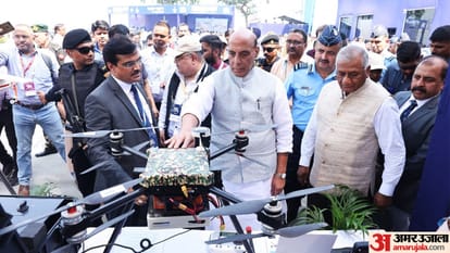 Joint two-day drone show of Indian Air Force and Drone Federation of India in Ghaziabad