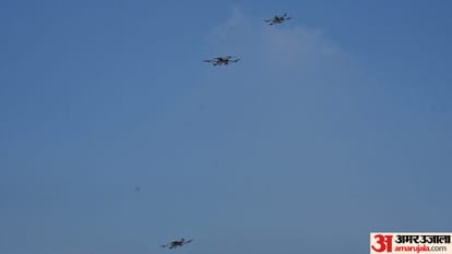 Joint two-day drone show of Indian Air Force and Drone Federation of India in Ghaziabad