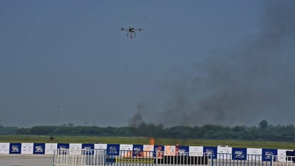 Joint two-day drone show of Indian Air Force and Drone Federation of India in Ghaziabad