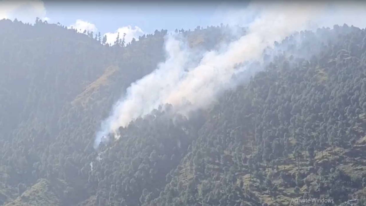 fire broke out in seuna forest almora