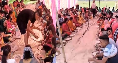 Hamirpur News: सुजानपुर गणेश उत्सव के आठवें दिन विशाल भंडारे का आयोजन Bhandara organized on the eighth day of Sujanpur Ganesh Utsav