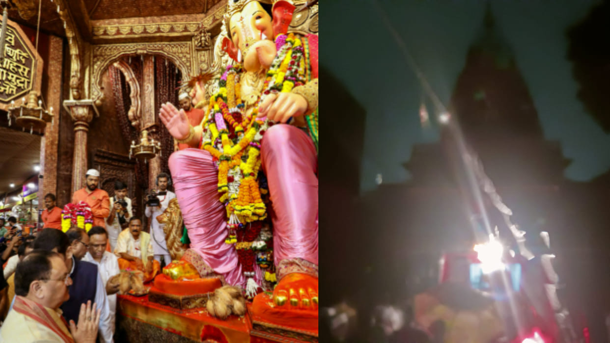 Nadda evacuated from Ganesh pandal in Pune after fire breaks out; none hurt