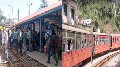 Train operation started on Kalka-Shimla railwayline till Taradevi, 20 passengers arrived