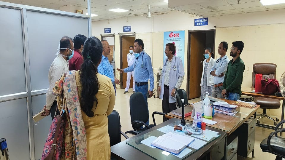 Three member team reached Mekaj inspected everything from cleanliness to wards
