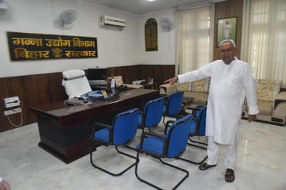 CM Nitish Kumar inspected Vikas Bhawan and Visvesvaraya Bhawan, ministers, senior officers not found, Patna,