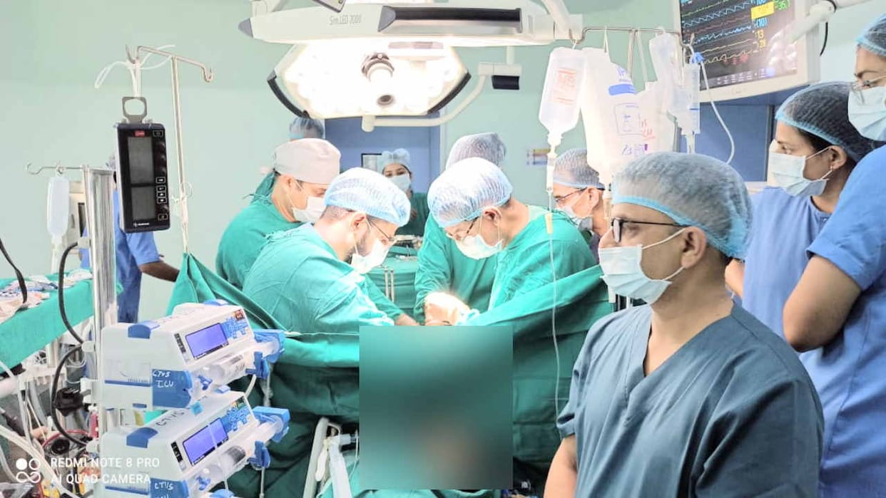 Achievement Open heart surgery performed for the first time in Tanda Medical College