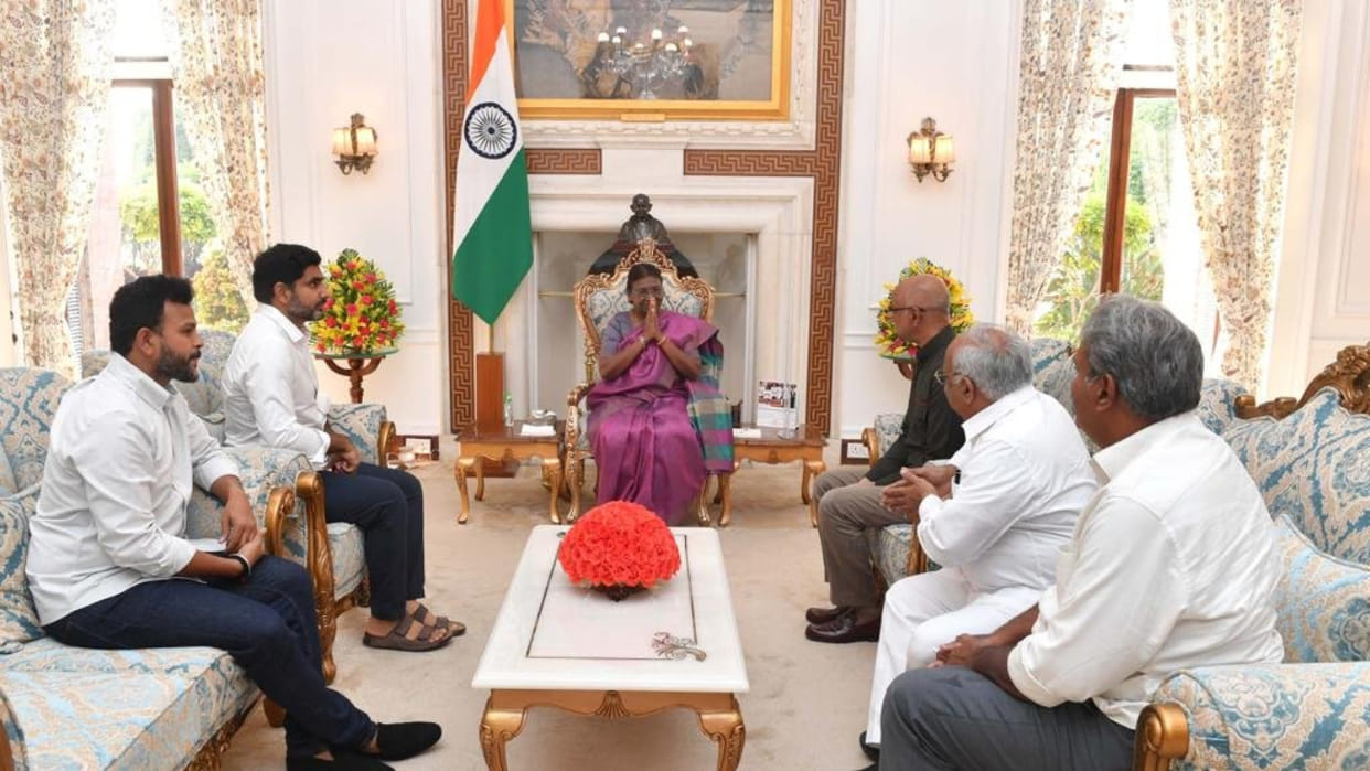 TDP Leaders write to President Droupadi Murmu on the arrest of N Chandrababu Naidu