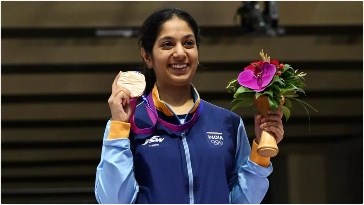 Asian Games 2023 first medal contributor Ramita told secret of success tasteless supplements, yoga pranayam