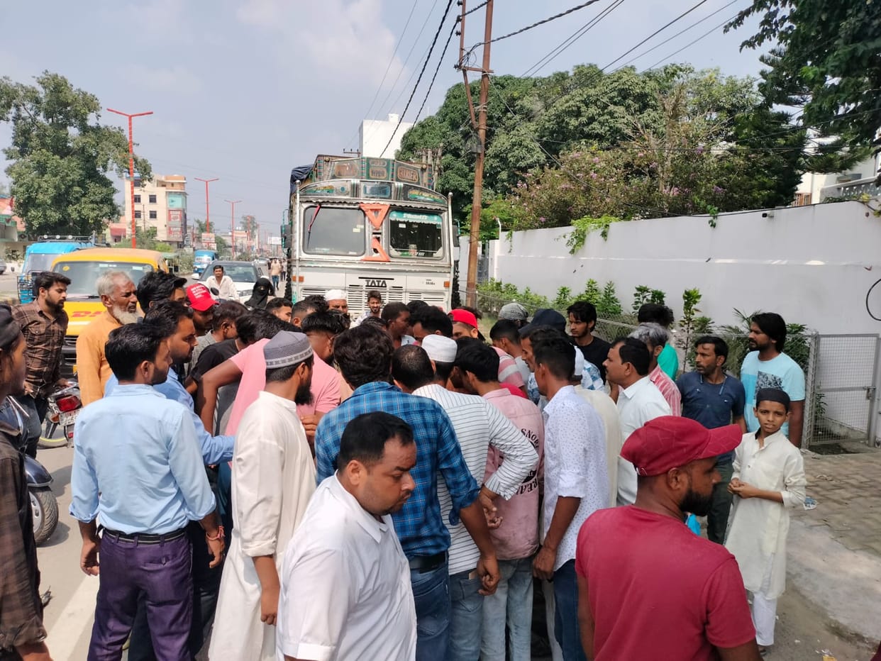 Roorkee News Bharatiya Kisan Union Road Farmers Mahapanchayat took out a tractor rally Today