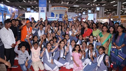 Stall built on theme of Har Ghar Jal Gaon was crowded all five days in UP Trade Show.