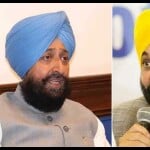 प्रताप सिंह बाजवा और सीएम भगवंत मान।