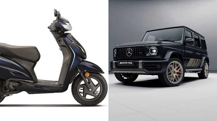 Honda Activa Limited Edition and Mercedes-AMG G 63 Grand Edition