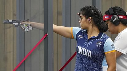 Shooting Manu Bhaker got 11th quota in Paris Olympics achieved fifth place in Asian Championship