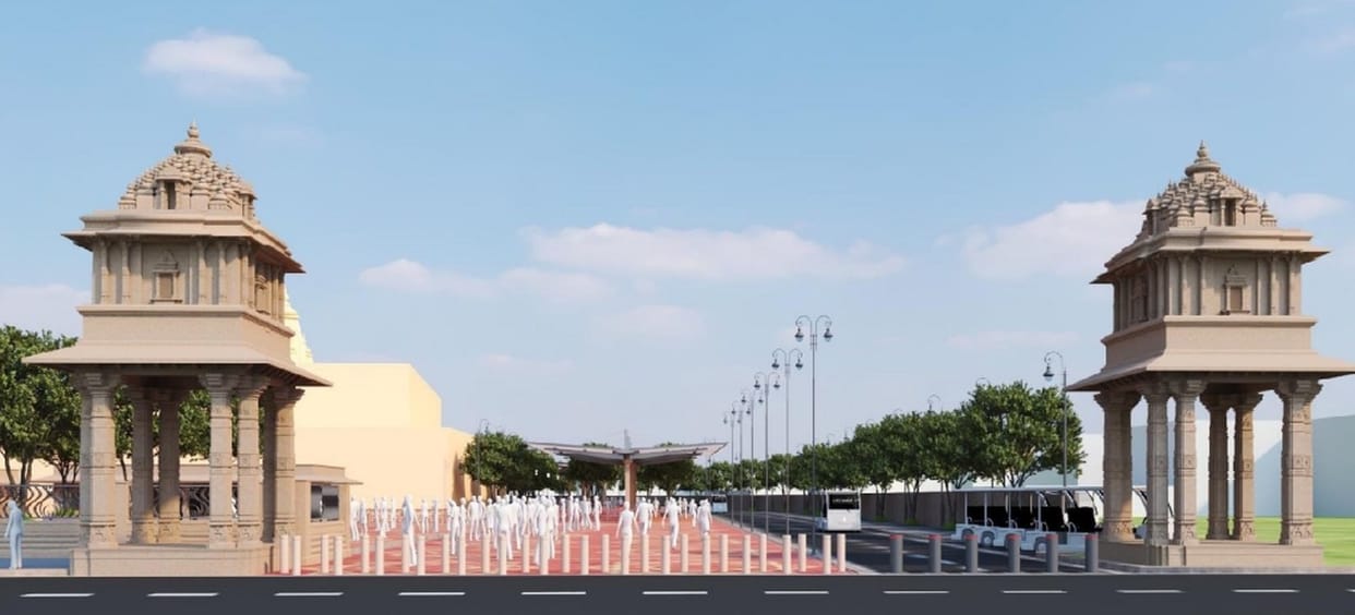 Entrance of Ram Janmabhoomi Path will attract the devotees, will be decorated with the theme of Ramkatha