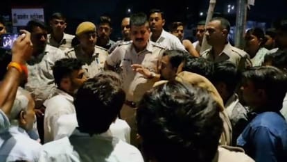 परिजनों का हंगामा