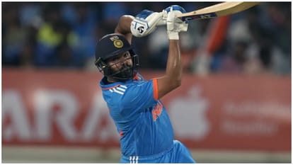 WC 2023 Rohit Sharma becomes player with most centuries in World Cup breaks Sachin Tendulkar record ind vs afg