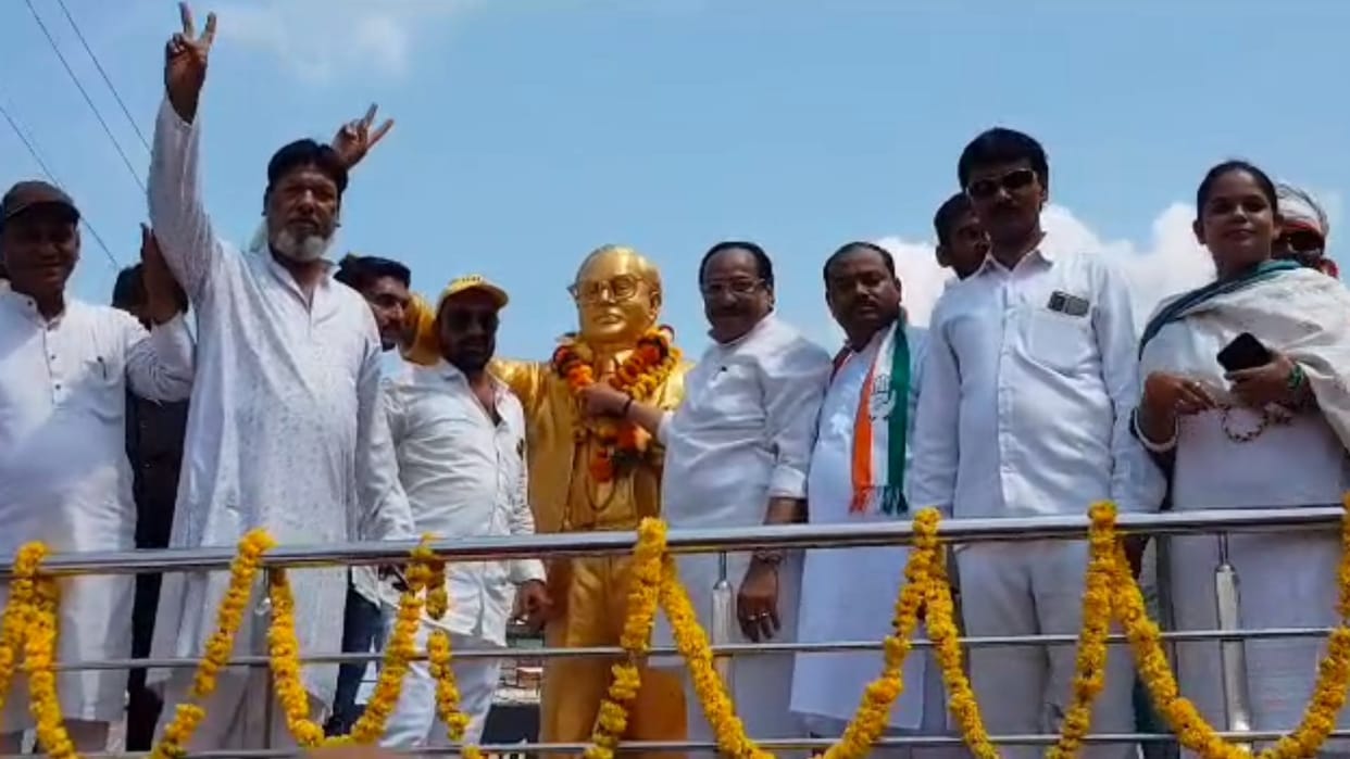 MP Election 2023 Congress's Jan Aakrosh Yatra reached Khandwa, Kantilal Bhuria targeted PM Modi