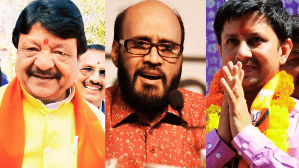 mp election politics kailash vijayvargiya akash vijaywargiya kk mishra congress bjp