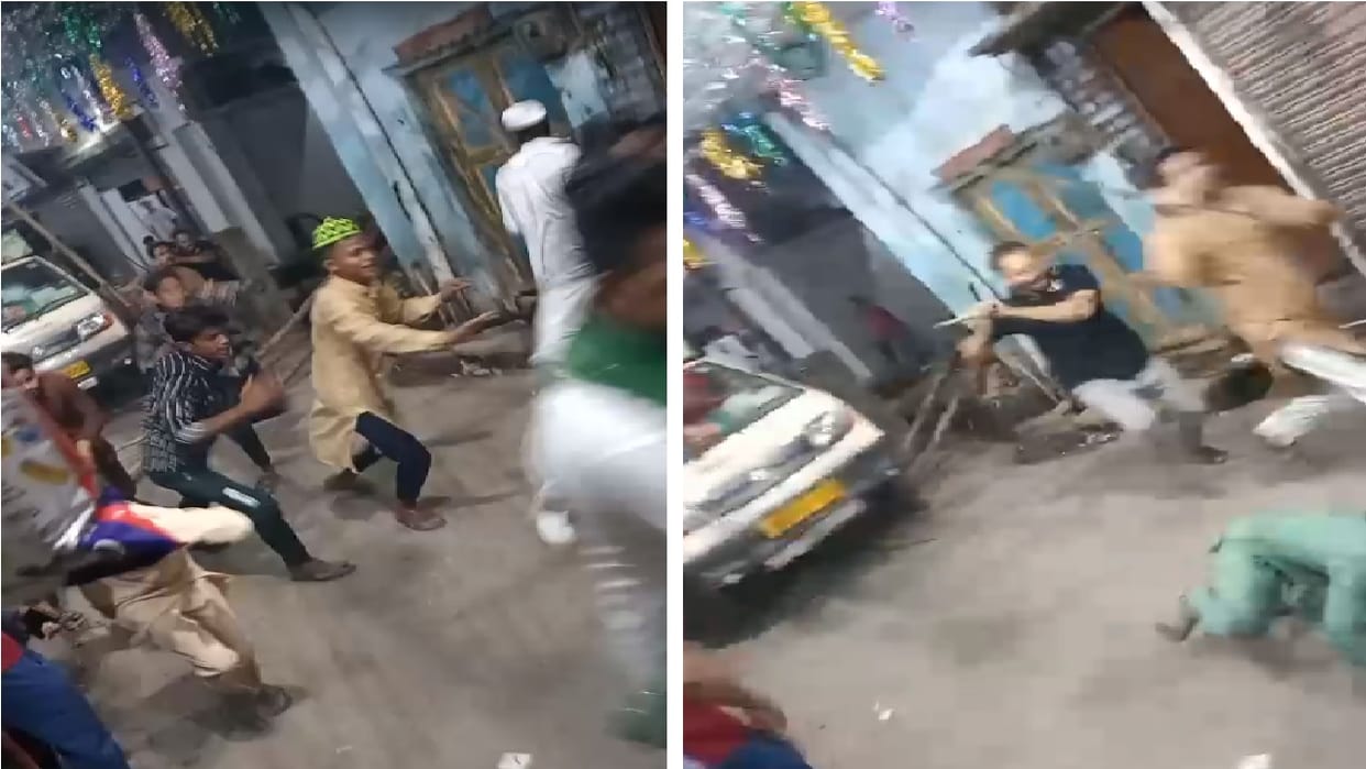 After bike collision in Bareilly s Premnagar people pelted stones and beaten