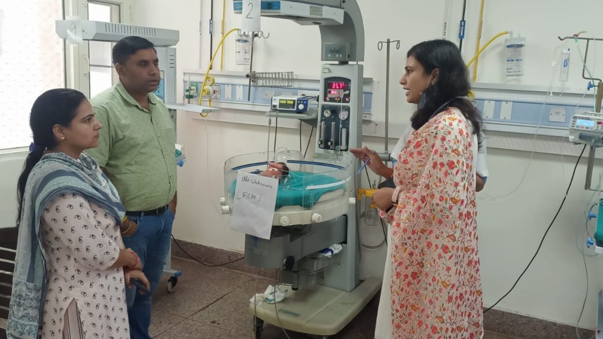 Yamunanagar: Newborn baby girl thrown into bushes after giving birth
