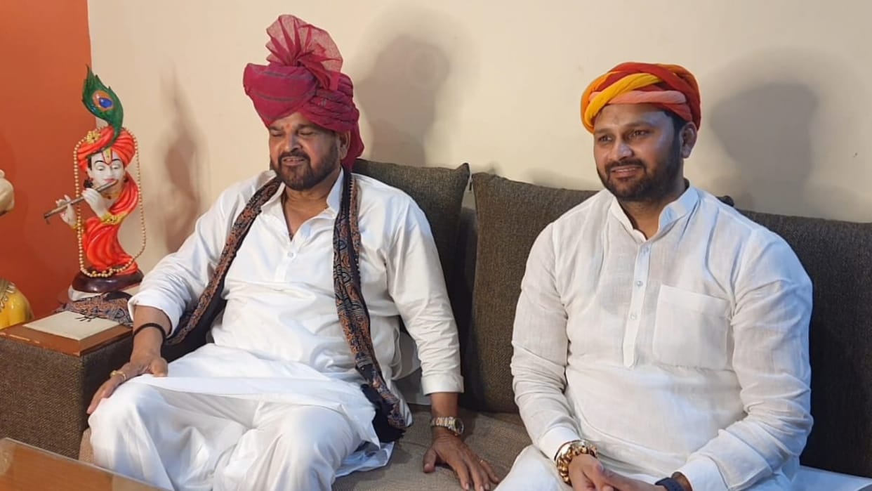 MP Brij Bhushan reached Rohtak: Said- Not much expectation from wrestlers in Asian Games