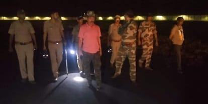 Dehradun News Leopard seen inside Jolly Grant Airport premises ate two cows at midnight
