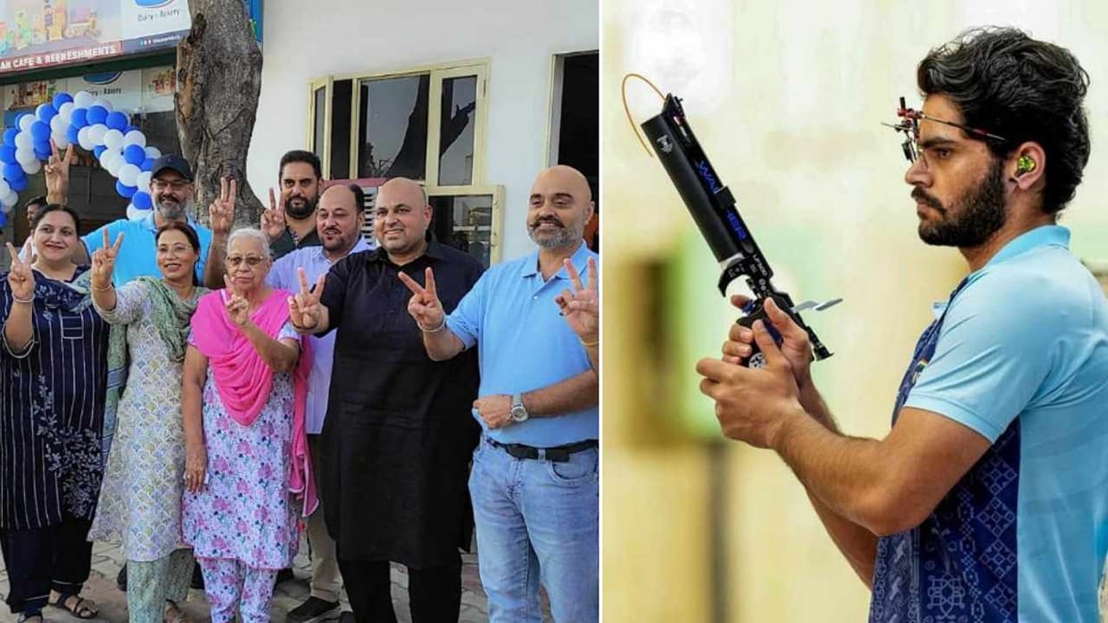 Shooter Arjun Singh Cheema wins gold medal in team event in Asian Games 2023