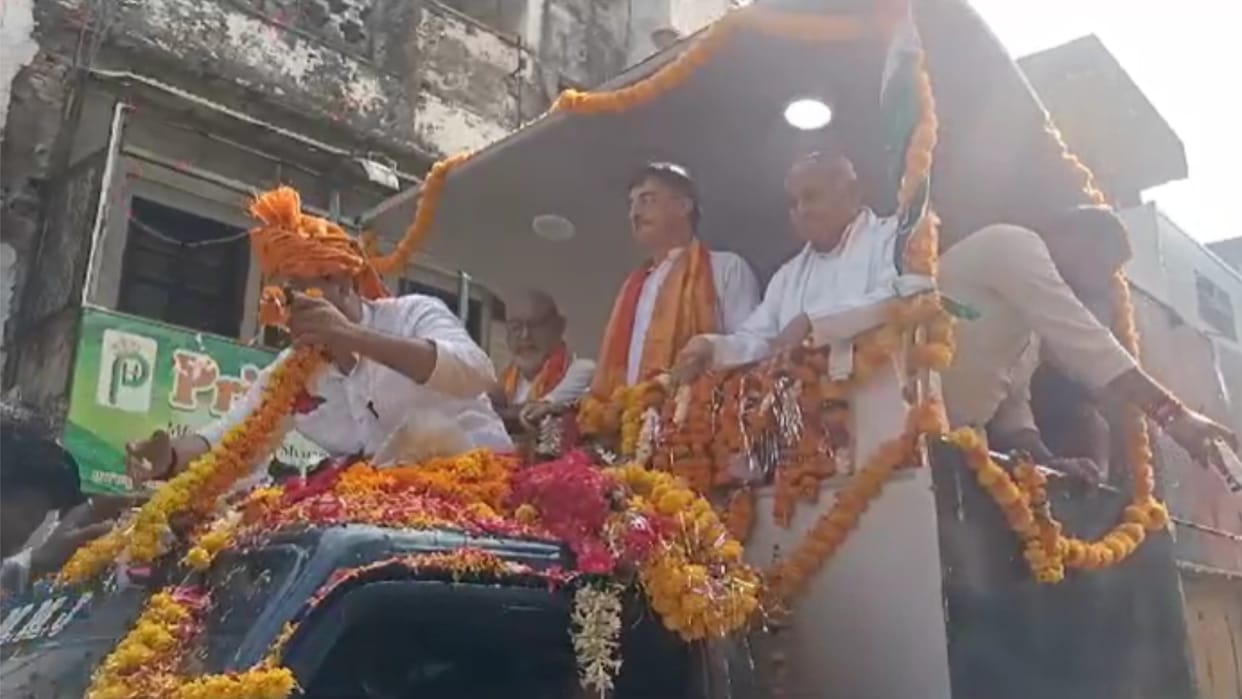MP Election 2023: Jan Aakrosh Yatra reached Gwalior   Vivek Tankha said - BJP did injustice to elderly leaders